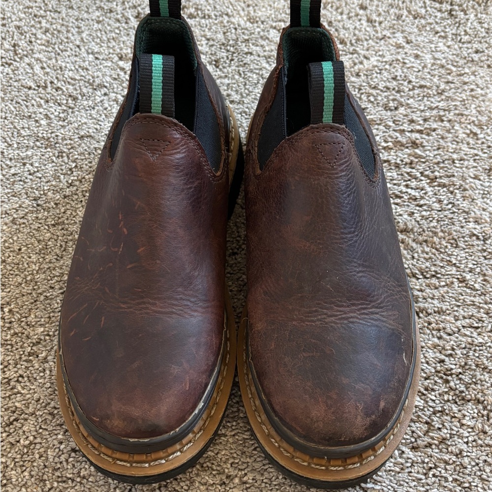 Georgia Boot Brown Leather Work Boots